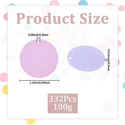 100G PVC Paillette/Sequin Pendants KY-CY0001-22-1