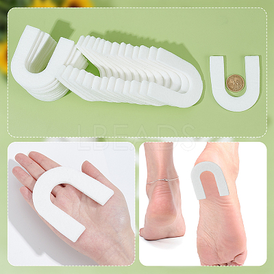 26Pcs Self-adhesive Felt U Shape Heel Sticker AJEW-OC0016-51-1