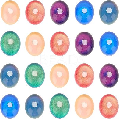 Glass Cabochons GLAA-FH0001-25-1