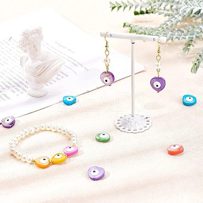 40Pcs Natural Freshwater Shell Beads SHEL-NB0001-34-1