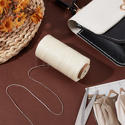 1 Roll Flat Waxed Cotton Cord OCOR-CL0001-13B-1