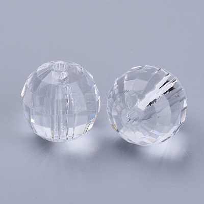 Transparent Acrylic Beads TACR-Q254-22mm-V01-1