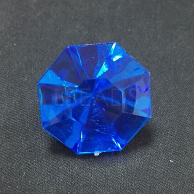 Acrylic Rhinestone Pointed Back Cabochons GACR-WH0001-01D-1