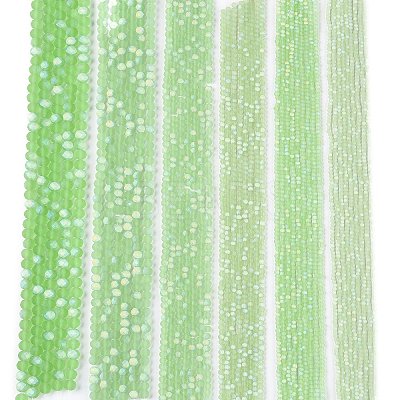 Transparent Glass Beads Strands EGLA-A044-T2mm-MB09-1