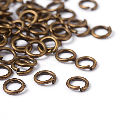 Brass Open Jump Rings JRC6MM-AB-1