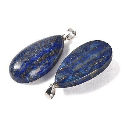 Dyed Natural Lapis Lazuli Pendants GG-CBACB71-02P-08-1
