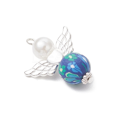 Handmade Polymer Clay Pendants PALLOY-JF04077-1