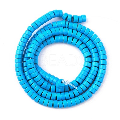 Synthetic Turquoise Beads Strands TURQ-G110-4x2mm-06-1