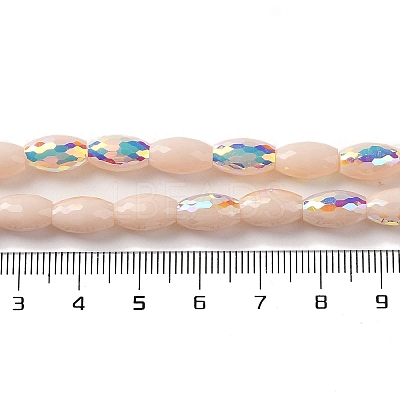 AB Color Plated Electroplate Beads Strands EGLA-H104-03B-1