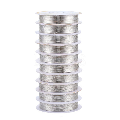 Round Copper Jewelry Wire CWIR-Q006-0.4mm-S-1