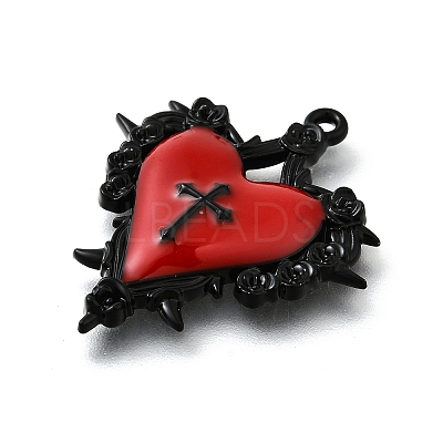 Alloy Enamel Gothic Style Pendants PALLOY-R157-06EB-06A-1