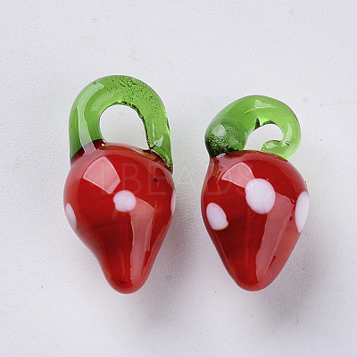 Handmade Lampwork Pendants X-LAMP-S188-11-1