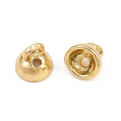 Brass Bead Cap Bails KK-H292-41G-1