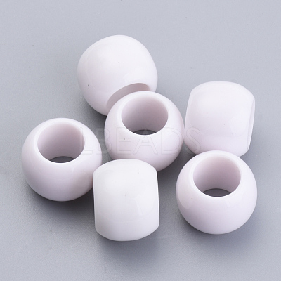 Opaque Acrylic Beads SACR-S300-15F-01-1