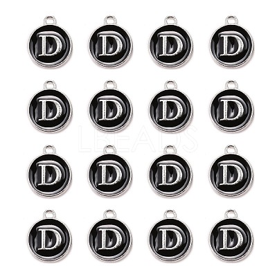 Platinum Plated Alloy Charms LS-ENAM-S118-02D-P-1