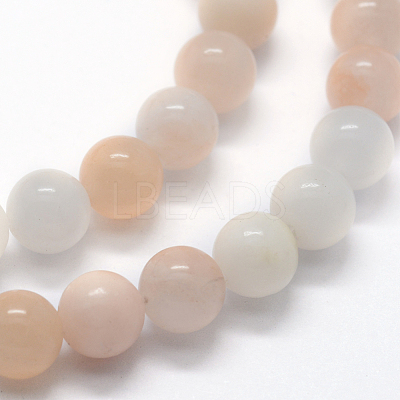 Natural Pink Aventurine Beads Strands X-G-I199-22-8mm-1