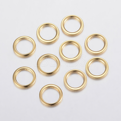 304 Stainless Steel Linking Rings X-STAS-F155-06G-10mm-1
