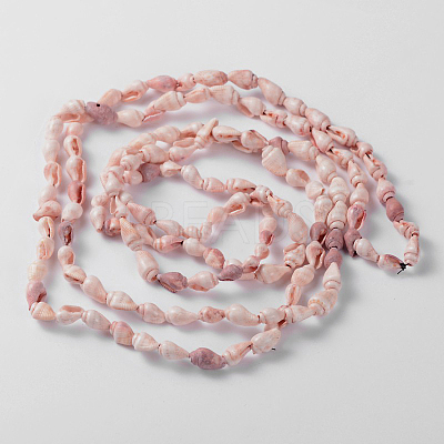 Natural Sea Shell Conch Bead Strands LS-BSHE-O009-11-1