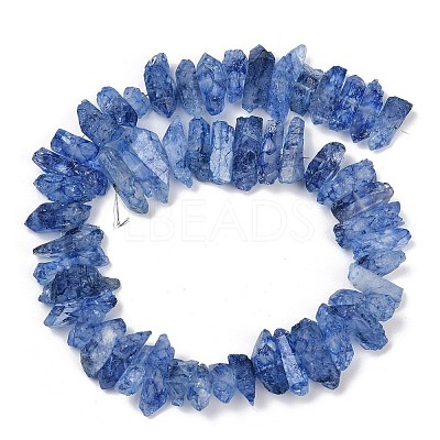 Natural Crackle Quartz Beads Strands G-R012-B06-05-1