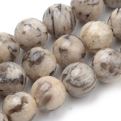 Natural Feldspar Beads Strands G-S259-26-10mm-1