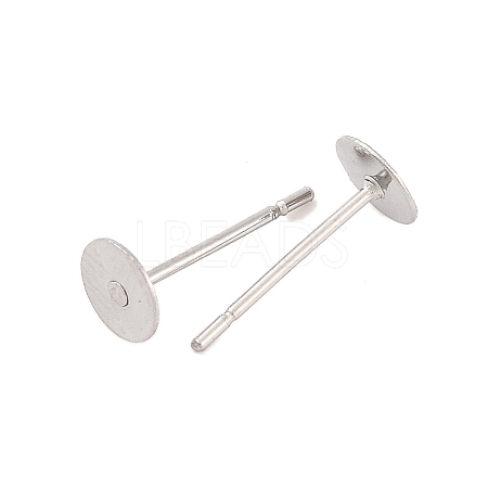 Tarnish Resistant 304 Stainless Steel Stud Earring Findings STAS-E025-5-1
