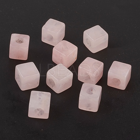 Natural Rose Quartz European Beads X-G-F580-B01-1