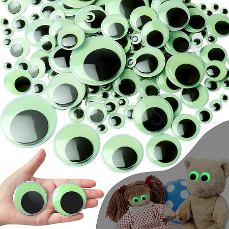 Luminous Plastic Craft Eye Cabochons WG84891-01-1