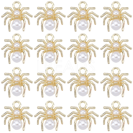 30Pcs Alloy Jewelry Acrylic Pendants FIND-SC0006-90-1