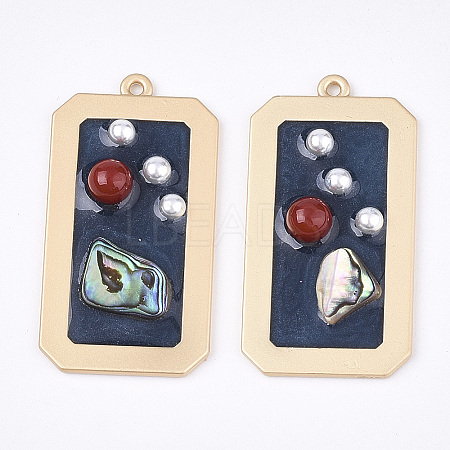 Epoxy Resin Pendants LS-RESI-S365-67B-1