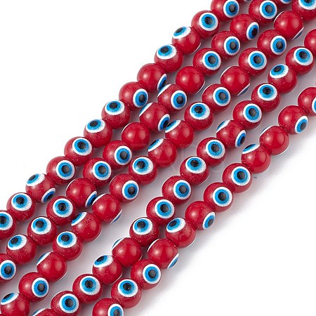 Baking Paint Glass Beads DGLA-C001-02H-1