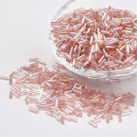 Glass Bugle Beads SEED-E001-5mm-L176-1