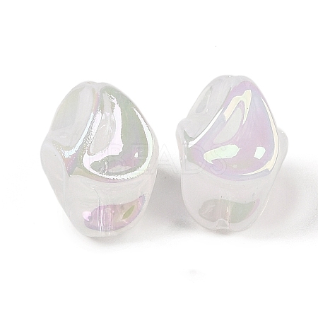 Opaque Acrylic Beads OACR-G035-02A-1