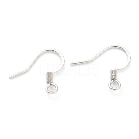 Tarnish Resistant 316 Surgical Stainless Steel Earring Hooks X-STAS-M288-08P-1