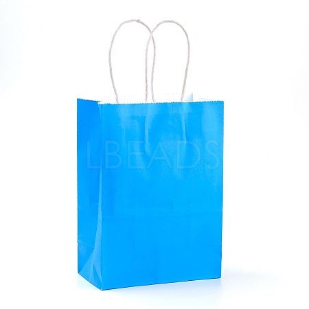 Pure Color Kraft Paper Bags LS-AJEW-G020-C-01-1