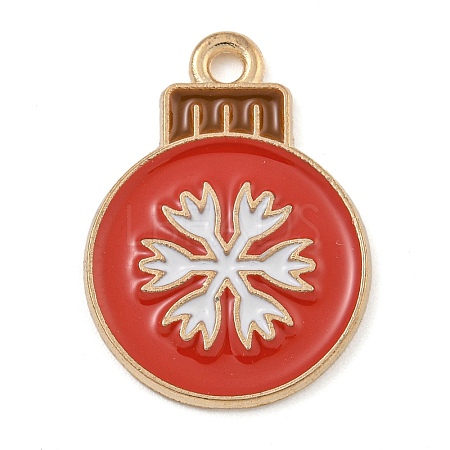 Christmas Theme Alloy Enamel Pendants ENAM-Z019-01I-1