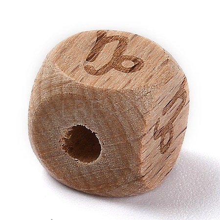 Natural Wood Constellation Beads WOOD-M002-10-1