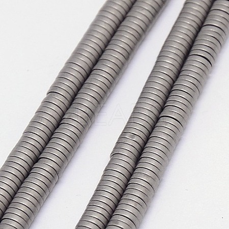 Electroplate Non-magnetic Synthetic Hematite Beads Strands G-J164B-3mm-06-1