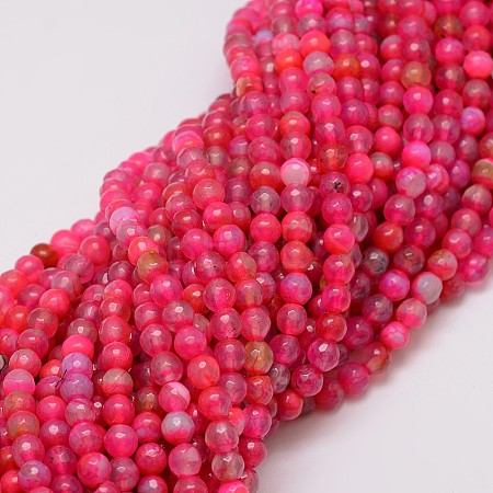 Natural Agate Bead Strands G-G882-6mm-C01-6-1