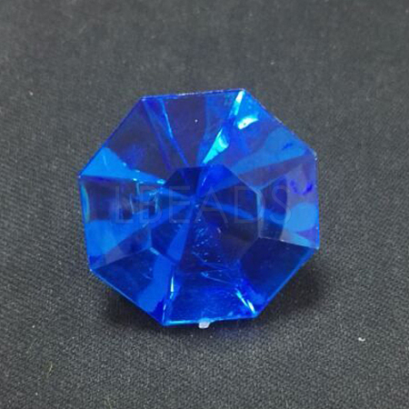 Acrylic Rhinestone Pointed Back Cabochons GACR-WH0001-01D-1