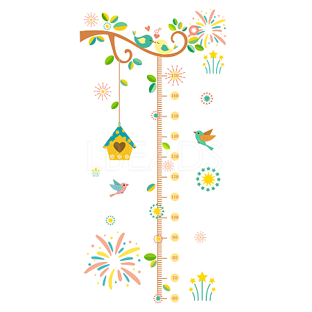 PVC Height Growth Chart Wall Sticker DIY-WH0232-005-1