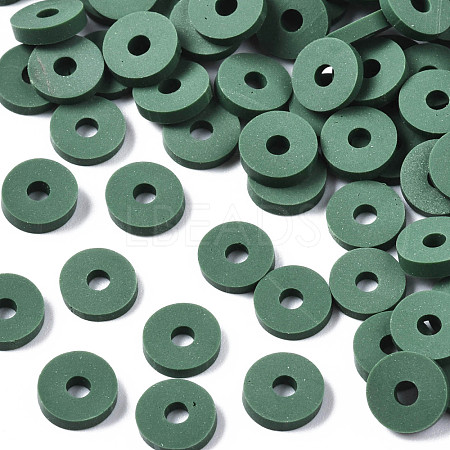 Handmade Polymer Clay Beads X-CLAY-Q251-6.0mm-B46-1