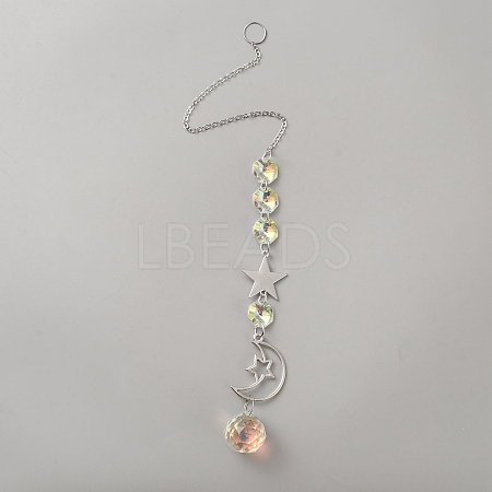Glass & Alloy Hanging Suncatchers AJEW-WH0481-177F-1