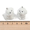 Flocky Resin Pendants FIND-A052-06J-3