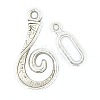 Tibetan Style Alloy Hook Clasps LF5077Y-1