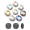K9 Glass Rhinestone Cabochons RGLA-P035-03A-M-1