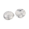 Natural Howlite Cabochons G-H1596-FR-25mm-28-2