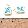 Printed Brass Pendants KK-CBAF9BC-12G-01-3