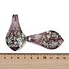 Lampwork Big Pendants FOIL-K003-01-4