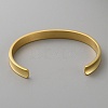 Stainless Steel Open Cuff Bangles LS-BJEW-WH0516-03G-2