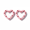 Spray Painted Alloy Spring Gate Rings PALLOY-F293-03-2